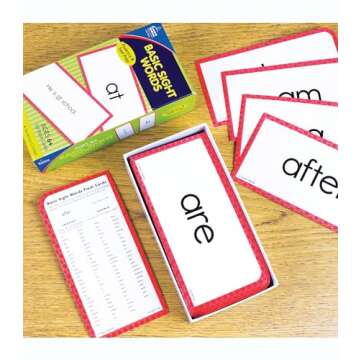 Carson Dellosa Sight Words Flash Cards Kindergarten, 1st, 2nd Grade, Sight Word Flash Cards for Kids Ages 6+, Phonics Flash Cards, Dolch and Fry High Frequency Sight Words
