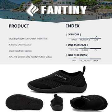 CIOR Toddler Aqua Shoes for Kids - Swim & Play Comfort