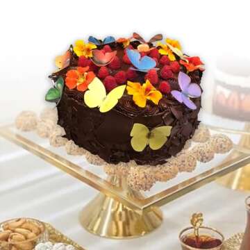 Lifelike Edible Butterflies for Cakes and Cupcakes