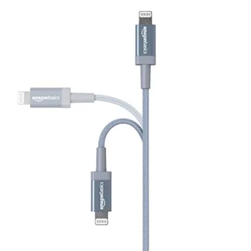 Durable MFi Certified USB-A to Lightning Cable for iPhones