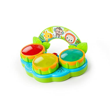 Bright Starts Safari Beats Musical Drum Toy for Babies