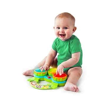 Bright Starts Safari Beats Musical Drum Toy for Babies