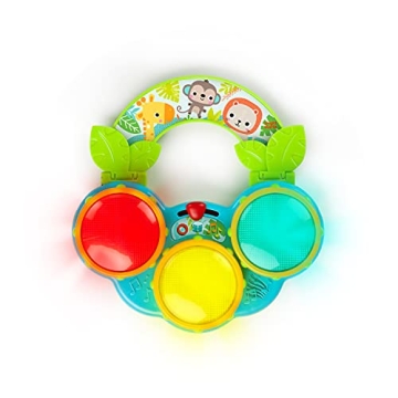 Bright Starts Safari Beats Musical Drum Toy for Babies
