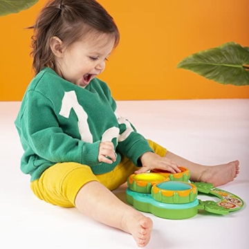 Bright Starts Safari Beats Musical Drum Toy for Babies