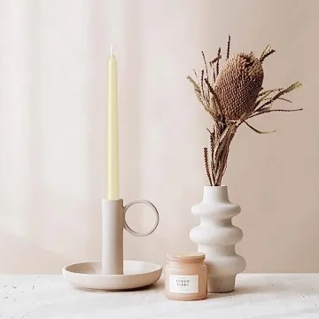 Elegant Dripless Ivory Taper Candles for Events