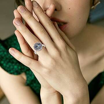 Sterling Silver Tree of Life Urn Ring for Ashes Celtic Knot Family Tree Memorial Keepsake Jewelry Al...