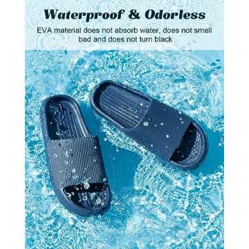 OLDSH Cloud Slides Pillow Slippers for Women and Men, EVA Non-slip House Slippers,women sandals, Men...