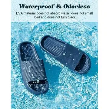 OLDSH Cloud Slides Pillow Slippers for Women and Men, EVA Non-slip House Slippers, Womens Sandals, M...