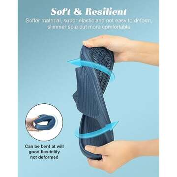 OLDSH Cloud Slides Pillow Slippers for Women and Men, EVA Non-slip House Slippers,women sandals, Mens Slides Shower Slippers for Home Indoor Outdoor