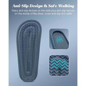 OLDSH Cloud Slides Pillow Slippers for Women and Men, EVA Non-slip House Slippers,women sandals, Mens Slides Shower Slippers for Home Indoor Outdoor