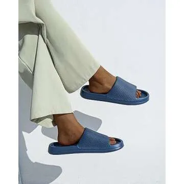 OLDSH Cloud Slides Waterproof Indoor Outdoor Slippers