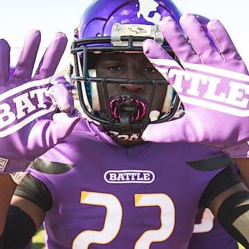 Battle Sports Chrome 3D Predator Oxygen Mouthguard - Convertible Strap, Superior Airflow & Better Performance, Maximum Protection, Works with Braces