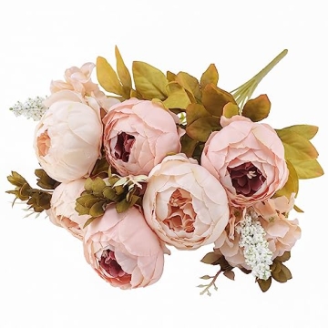 Exquisite Luyue Peonies Artificial Flowers for Home Decor