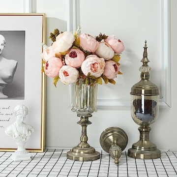 Exquisite Luyue Peonies Artificial Flowers for Home Decor