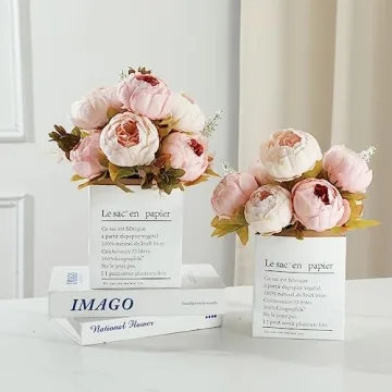 Exquisite Luyue Peonies Artificial Flowers for Home Decor