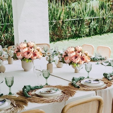 Exquisite Luyue Peonies Artificial Flowers for Home Decor