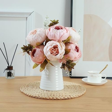 Exquisite Luyue Peonies Artificial Flowers for Home Decor