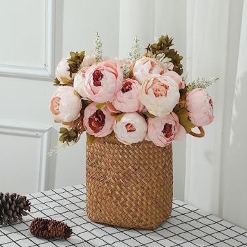 Exquisite Luyue Peonies Artificial Flowers for Home Decor