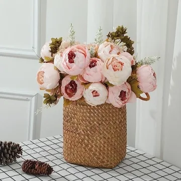 Exquisite Luyue Peonies Artificial Flowers for Home Decor