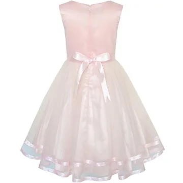 Blush Flower Girl Dress for Weddings - Size 6