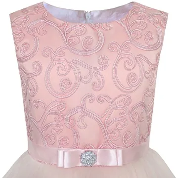 Blush Flower Girl Dress for Weddings - Size 6