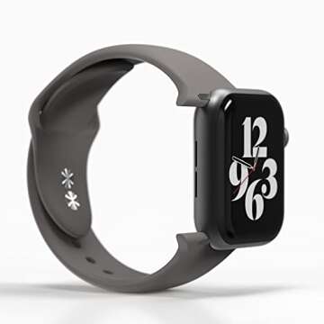 Stylish Sinjimoru Silicone Bands for Apple Watch 38-41mm