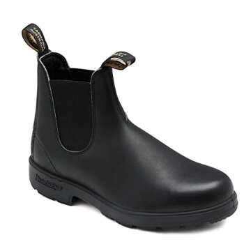 Blundstone Original 510 Series Unisex Chelsea Boots with Premium Water Resistant Leather and Cushioned Midsoles, Black, 10 US Men / 12 US Women / 9 AU