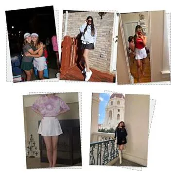 Tennis Skirt Athletic Pleated Mini Skirt Performance Golf Tennis Skorts Skirts for Women with Pockets