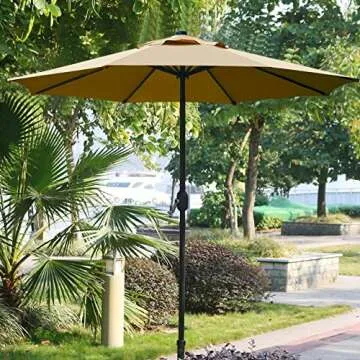 Sunnyglade 9' Patio Umbrella Durable Outdoor Shade
