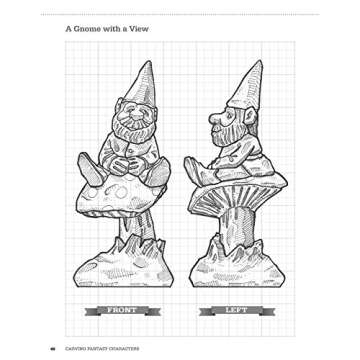 Carving Fantasy Characters: Patterns and Techniques for 15 Projects (Fox Chapel Publishing) Caricature Woodcarving a Step-by-Step Troll, plus Designs for Merlin, Elf, Gnome, Orc, Pixie, and More
