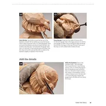 Carving Fantasy Characters: Patterns and Techniques for 15 Projects (Fox Chapel Publishing) Caricature Woodcarving a Step-by-Step Troll, plus Designs for Merlin, Elf, Gnome, Orc, Pixie, and More