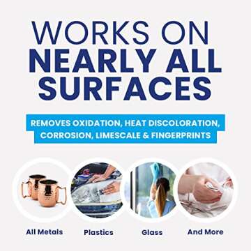 Tri-Peek-33002 Peek Polish, Aluminum and Chrome Metal Polish - 100ml (3.93 oz) Tube