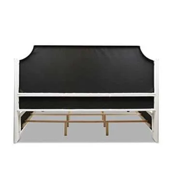 Jennifer Taylor Addison King Bed - Cloud White Velvet Elegance