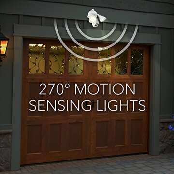 RCA Flood Light Camera for Home Security Monitoring