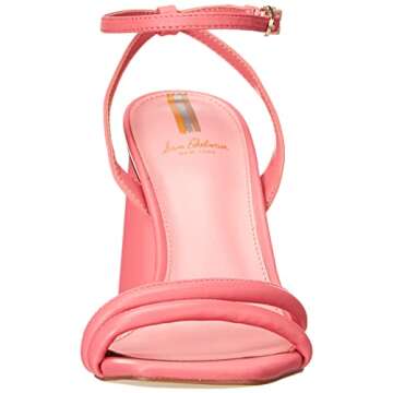 Sam Edelman Women's Kia Heeled Sandal Carmine Rose 7 Medium