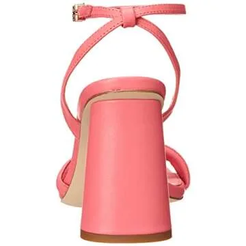 Sam Edelman Women's Kia Heeled Sandal Carmine Rose 7 Medium