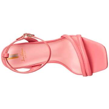 Sam Edelman Women's Kia Heeled Sandal Carmine Rose 7 Medium