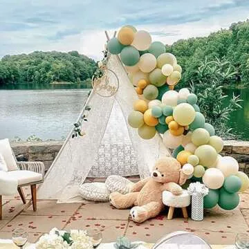 Huge Teepee, Avrsol 85 inch Height Luxury Lace Tent for Adult Super Large - Beach Tent for Party Wedding Tent