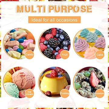 CHENGU 5 oz Disposable Dessert Cups with Lids & Spoons