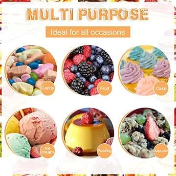 CHENGU 5 oz Disposable Dessert Cups with Lids & Spoons