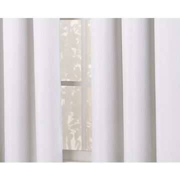 No. 918 Montego Casual Textured Semi-Sheer Grommet Curtain Panel