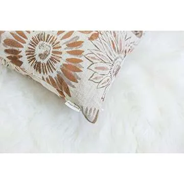 Mika Home Decorative Throw Pillow Covers 20x20 Inches