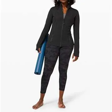 Lululemon Athletica Women's Define Jacket - Warm Breathable Black Jacket for Active Women