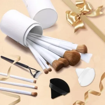 LUXBRU Professional 20PC Makeup Brushes & Case Set