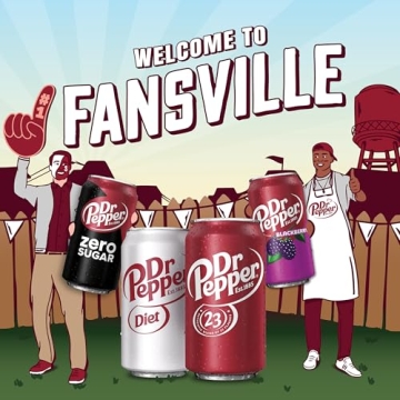 Enjoy Refreshing Dr Pepper Zero Sugar, 12 oz Cans 12-Pack