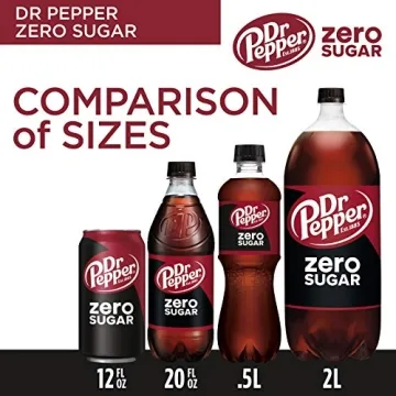 Enjoy Refreshing Dr Pepper Zero Sugar, 12 oz Cans 12-Pack