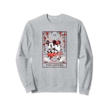 Disney Mickey And Friends Valentine's Day The Lovers Card Sweatshirt