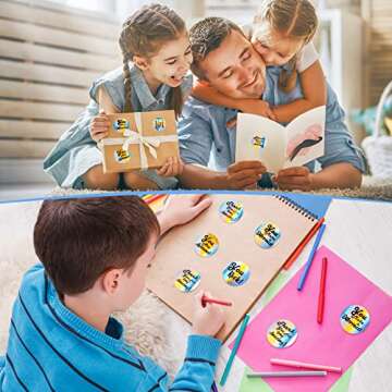 1000 Pcs Kudos Appreciation Stickers Retro You are Awesome Thank You for Being Amazing You Make a Difference Envelope Seals for Graduation Employees Nurses Teacher Appreciation(Holographic)