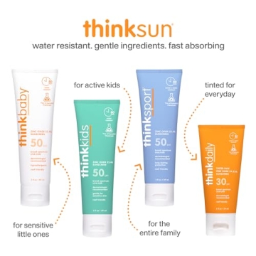 Thinksport SPF 50 Mineral Sunscreen - Safe for Active Use
