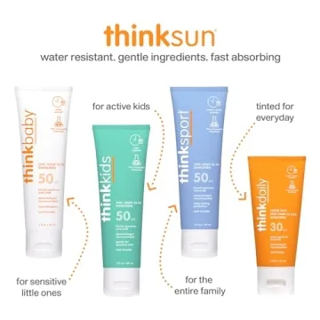 Thinksport SPF 50 Mineral Sunscreen - Safe for Active Use